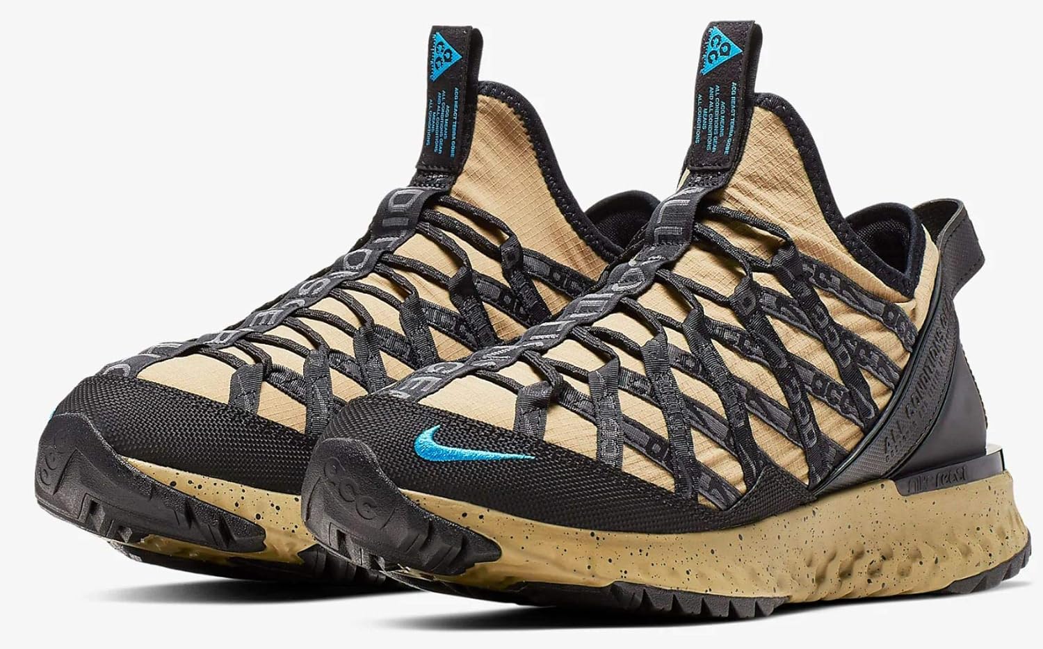 Мужские беговые кроссовки Nike для трейл-раннинга, бежевый — фото 2