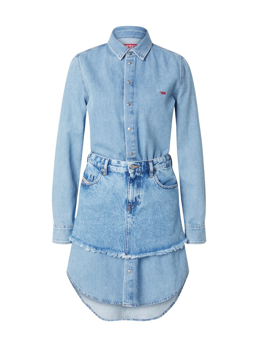 

Платье рубашка DIESEL Shirt Dress DESY, синий деним