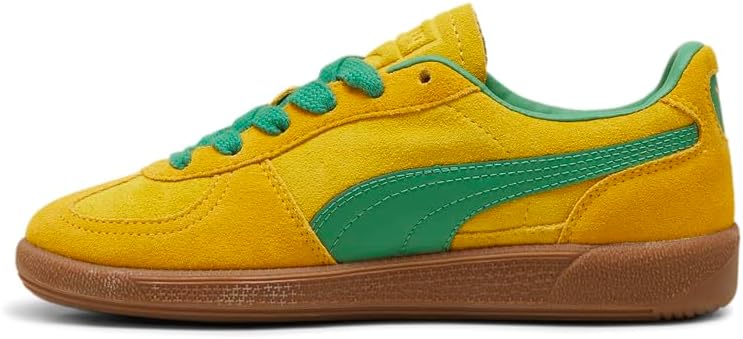 Кроссовки Puma Palermo для детей унисекс (для старших детей), зеленый/желтый — фото 3