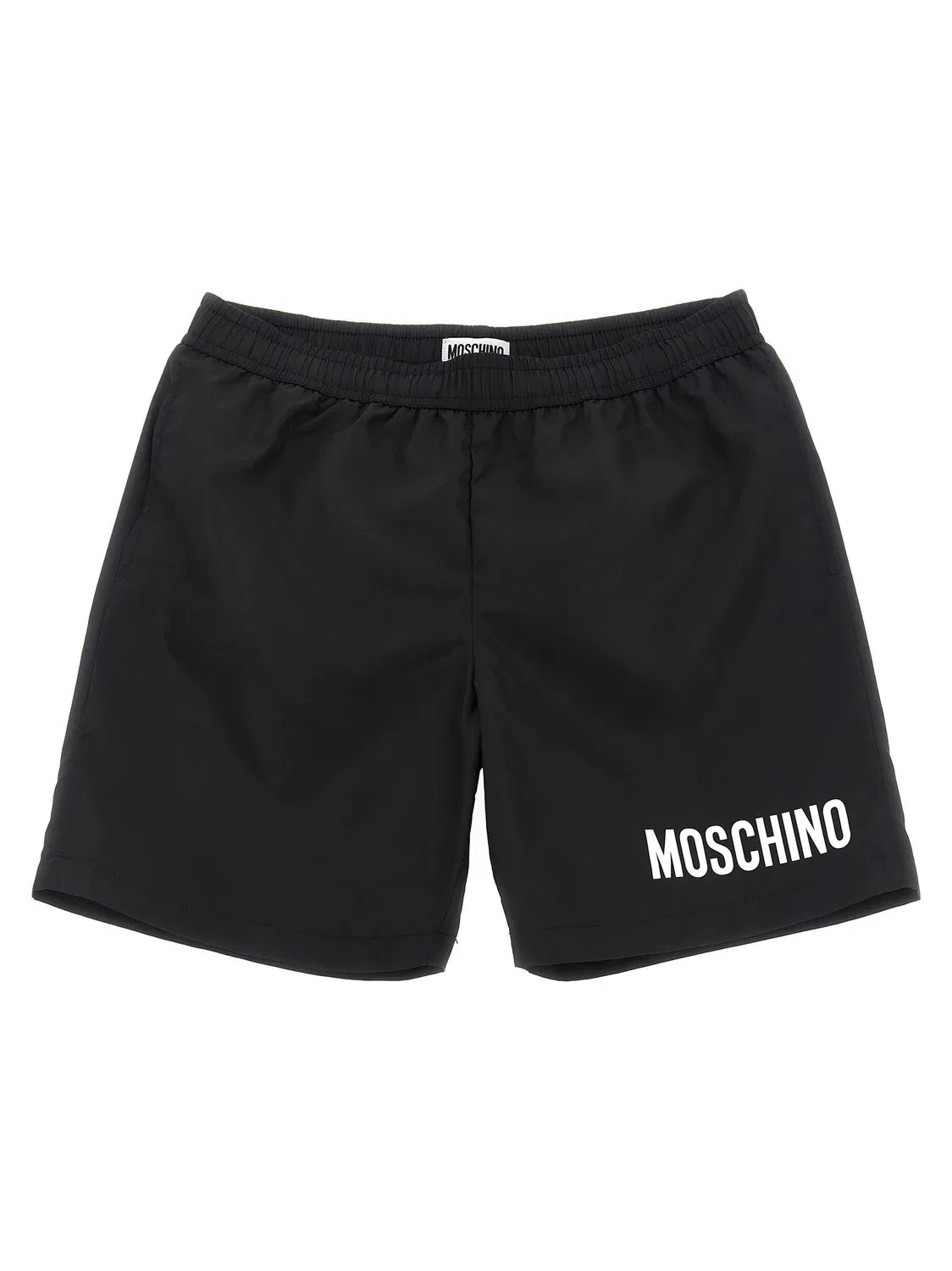 Купальник с логотипом MOSCHINO KID TEEN, черный