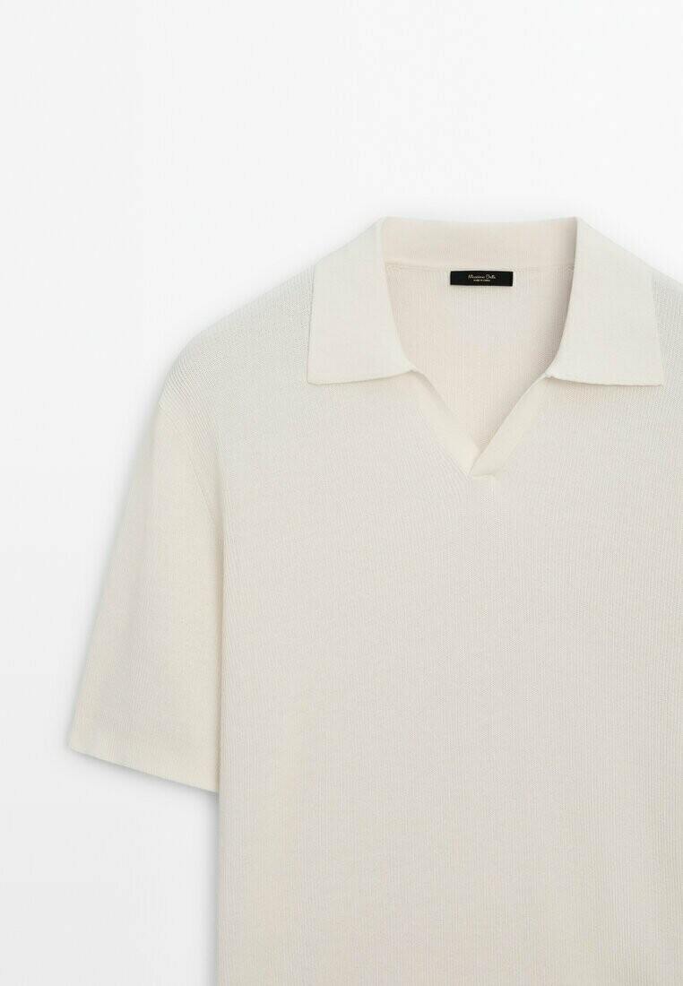 

Рубашка поло Massimo Dutti, бежевый