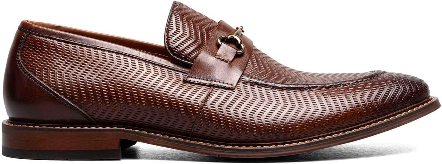 Мокасины Stacy Adams для мужчин Madsen Moc Toe Slip-on, коричневый — фото 2