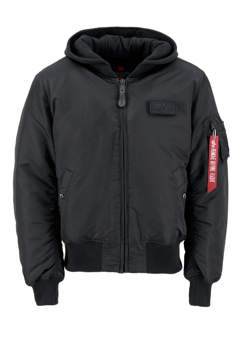 

Куртка-бомбер MA-1 ZH BACK PRINT Alpha Industries, черный