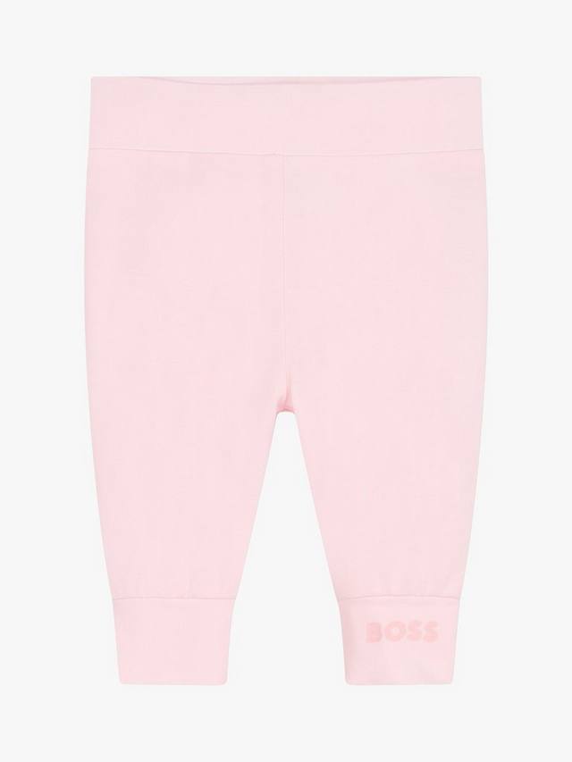 

Леггинсы boss baby из джерси HUGO BOSS, цвет Pink Pale