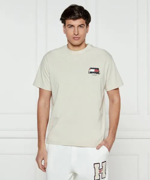

Футболка Loose fit Tommy Jeans, бежевый