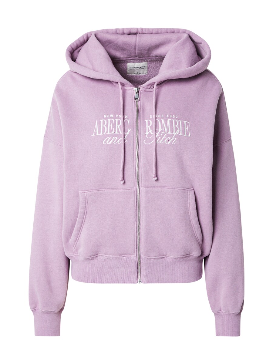 

Толстовка с капюшоном на молнии Abercrombie & Fitch, сиреневый