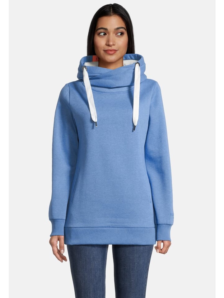 

Толстовка Salzhaut Hoodie JESSI, цвет Ocean Blue