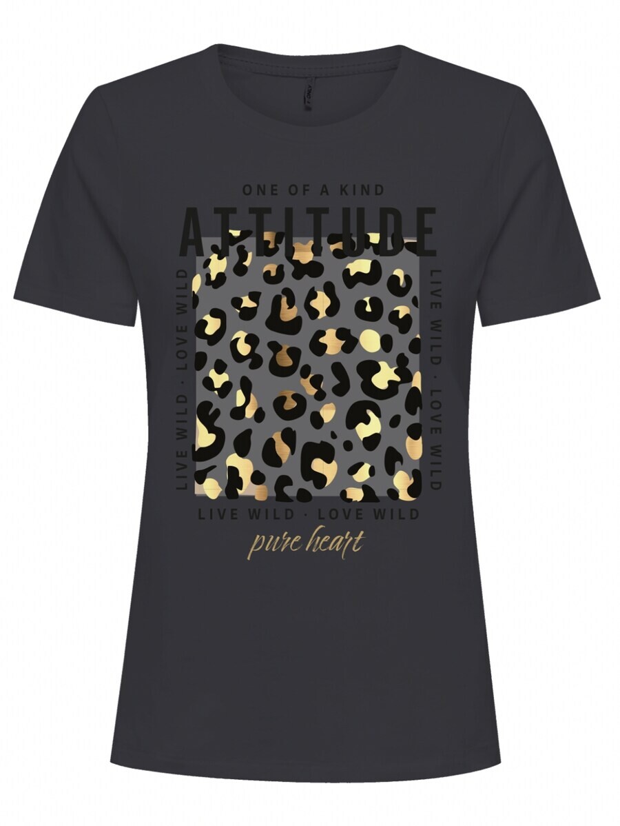

Футболка ONLY Shirt KITA, базальтовый серый