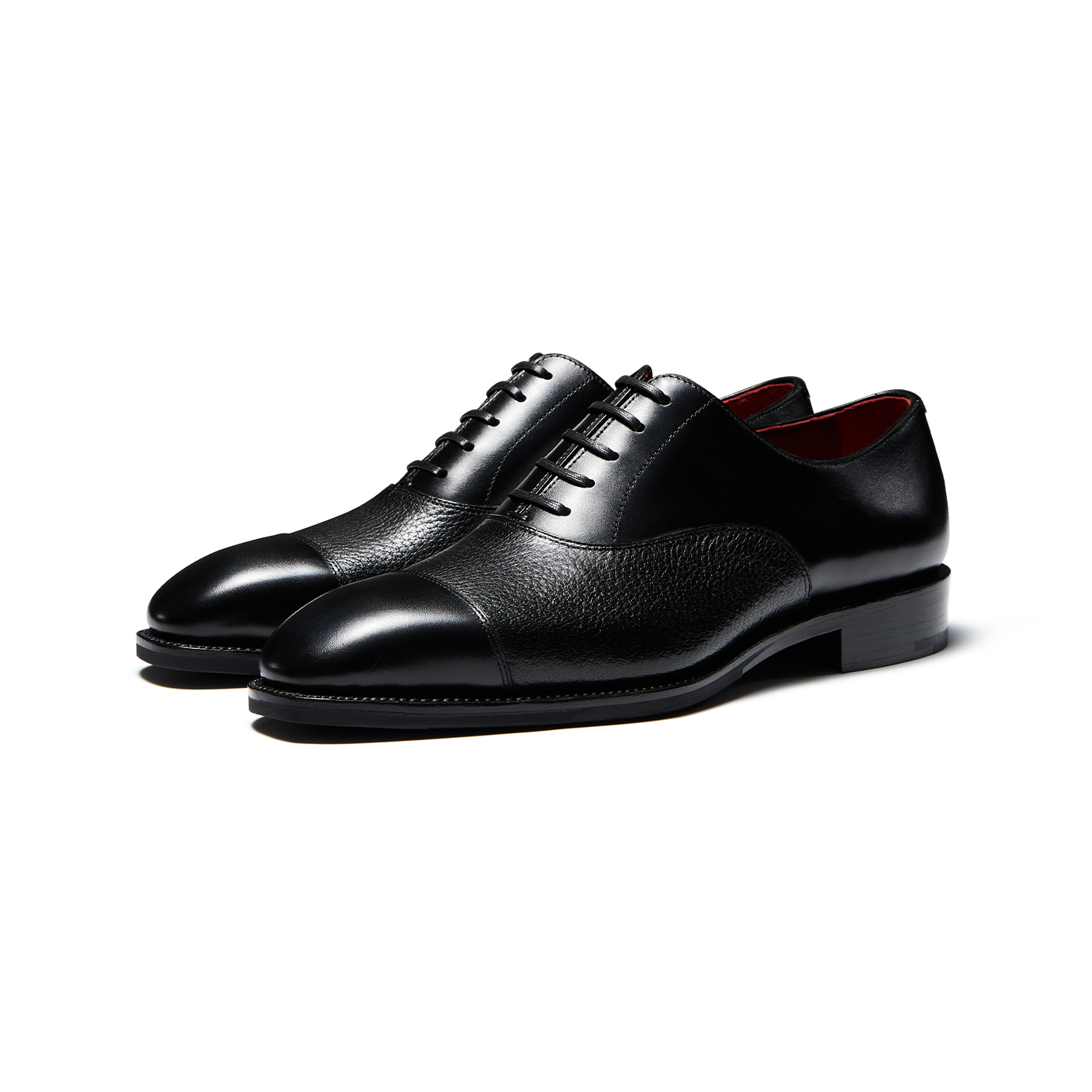 TRUFFAUT Мужские оксфорды Luxury Style из натуральной кожи черные — фото 3