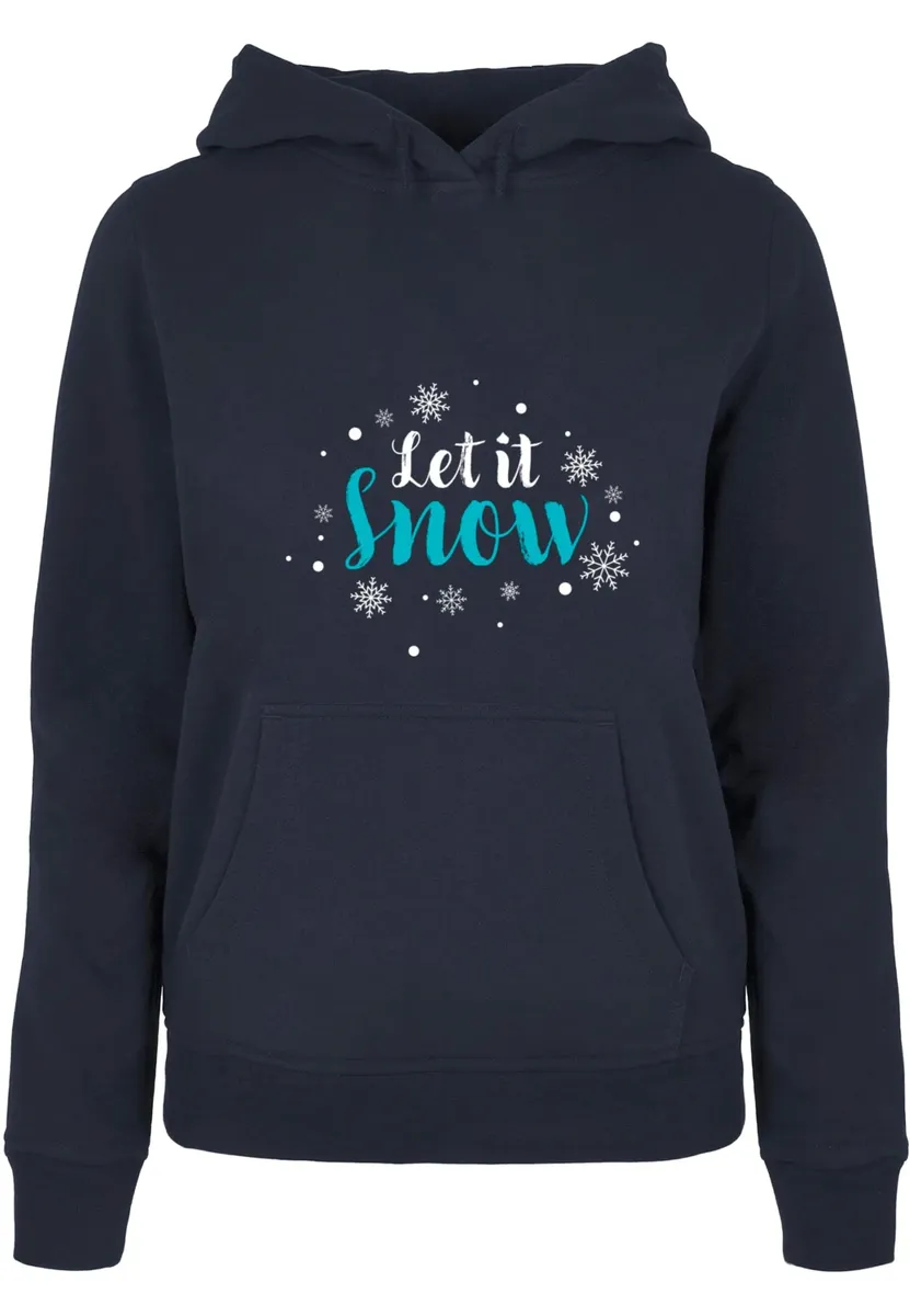 

Толстовка Merchcode " Merchcode Ladies Let it Snow Basic Hoody", цвет морской волны