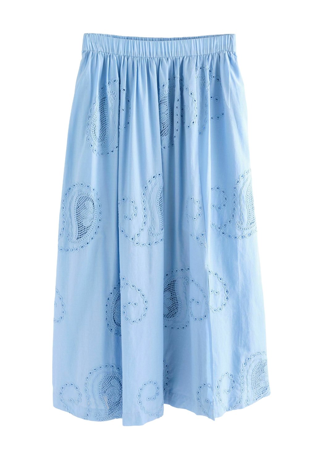 

Юбка А-силуэта EMBROIDERED PAISLEY Next, синий