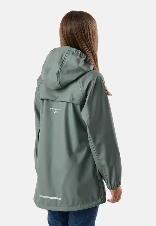 Куртка Väderöarna coat jr parka Swedemount, шалфейно-зеленый — фото 3