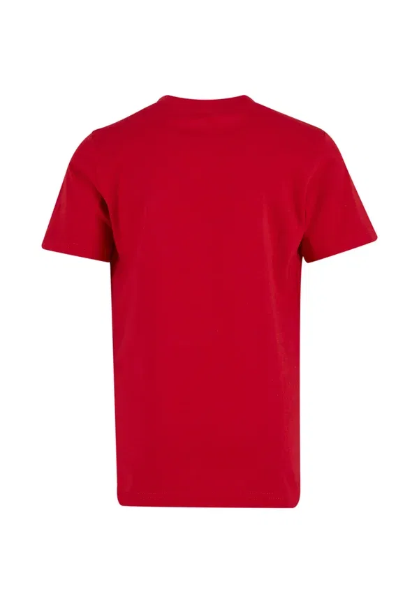 Футболка детская Mister Tee, модель Kids basketball splitters tee print t-shirt, цвет городской красный — фото 2