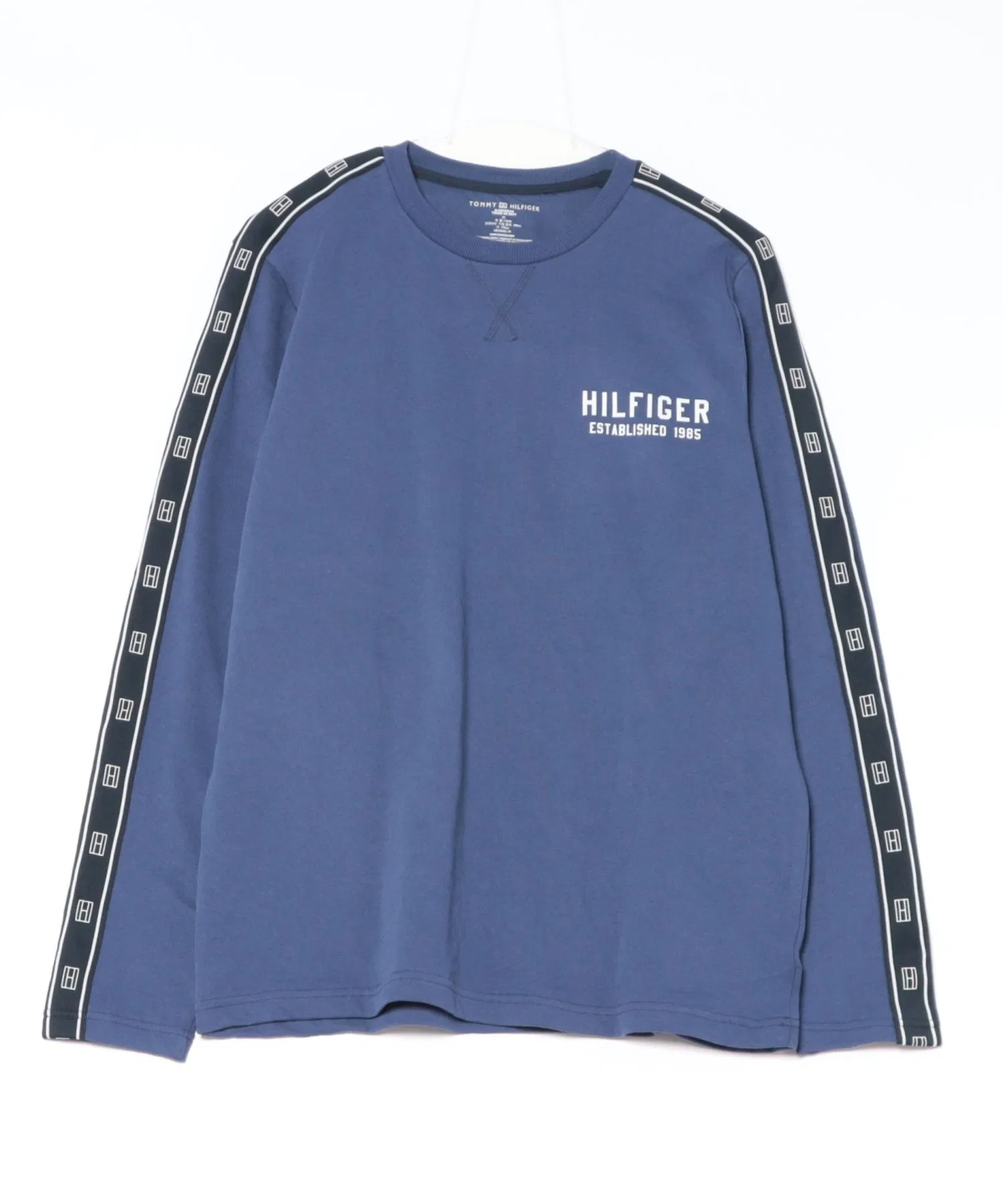 Унисекс лонгслив TOMMY HILFIGER с дизайном на рукавах