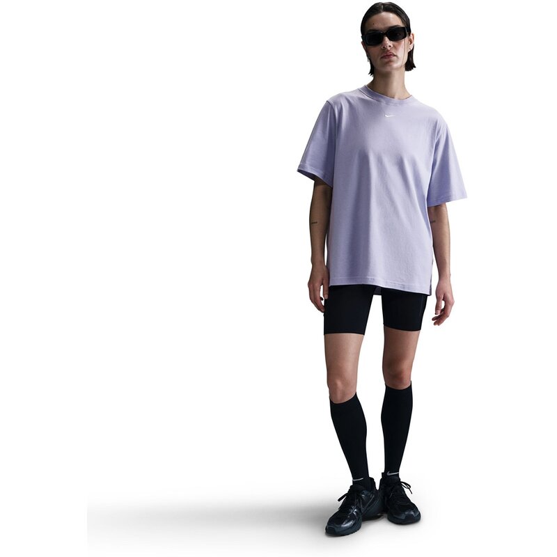 

Shirt w nsw tee essntl lbr Nike, сиреневый