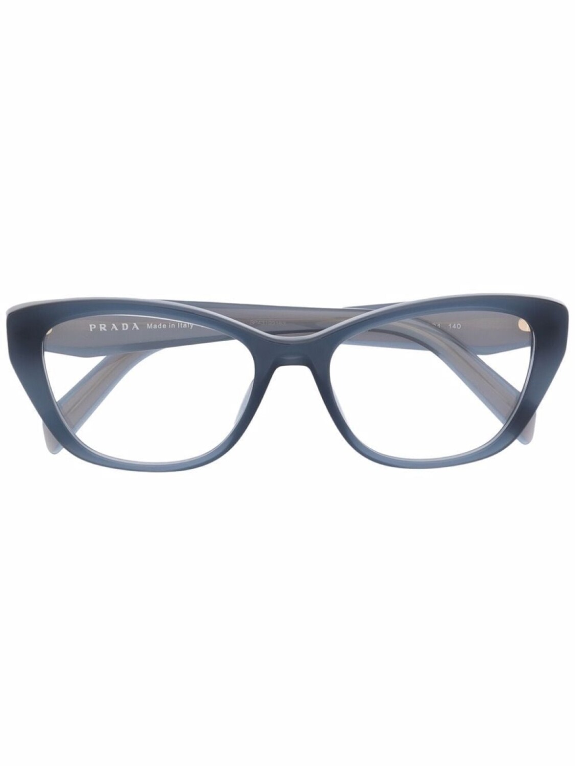 

Очки в оправе «кошачий глаз» Prada Eyewear, синий