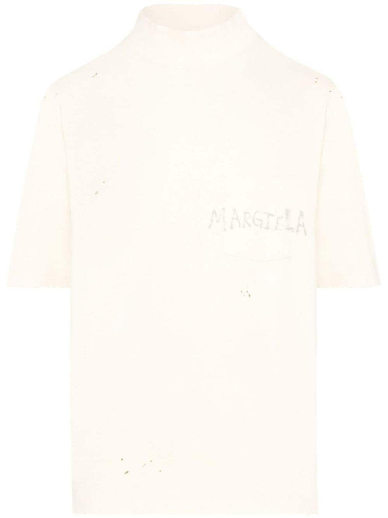 

Maison Margiela футболка Handwritten, белый