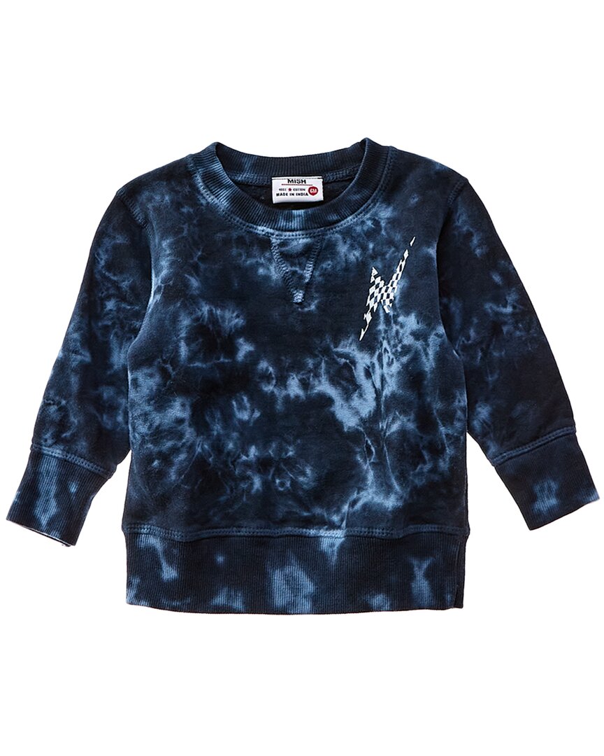 

Толстовка Mish Mish Checker Tie-Dye, синий