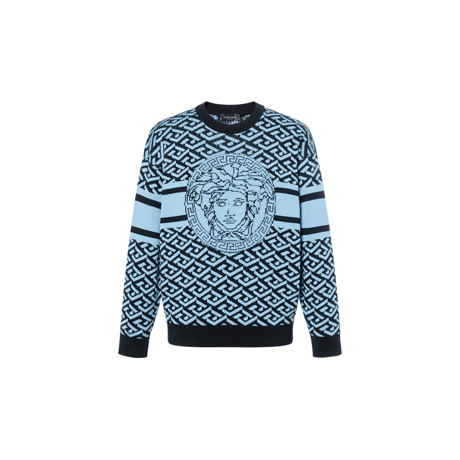 

Монограмма Medusa свитер VERSACE, синий