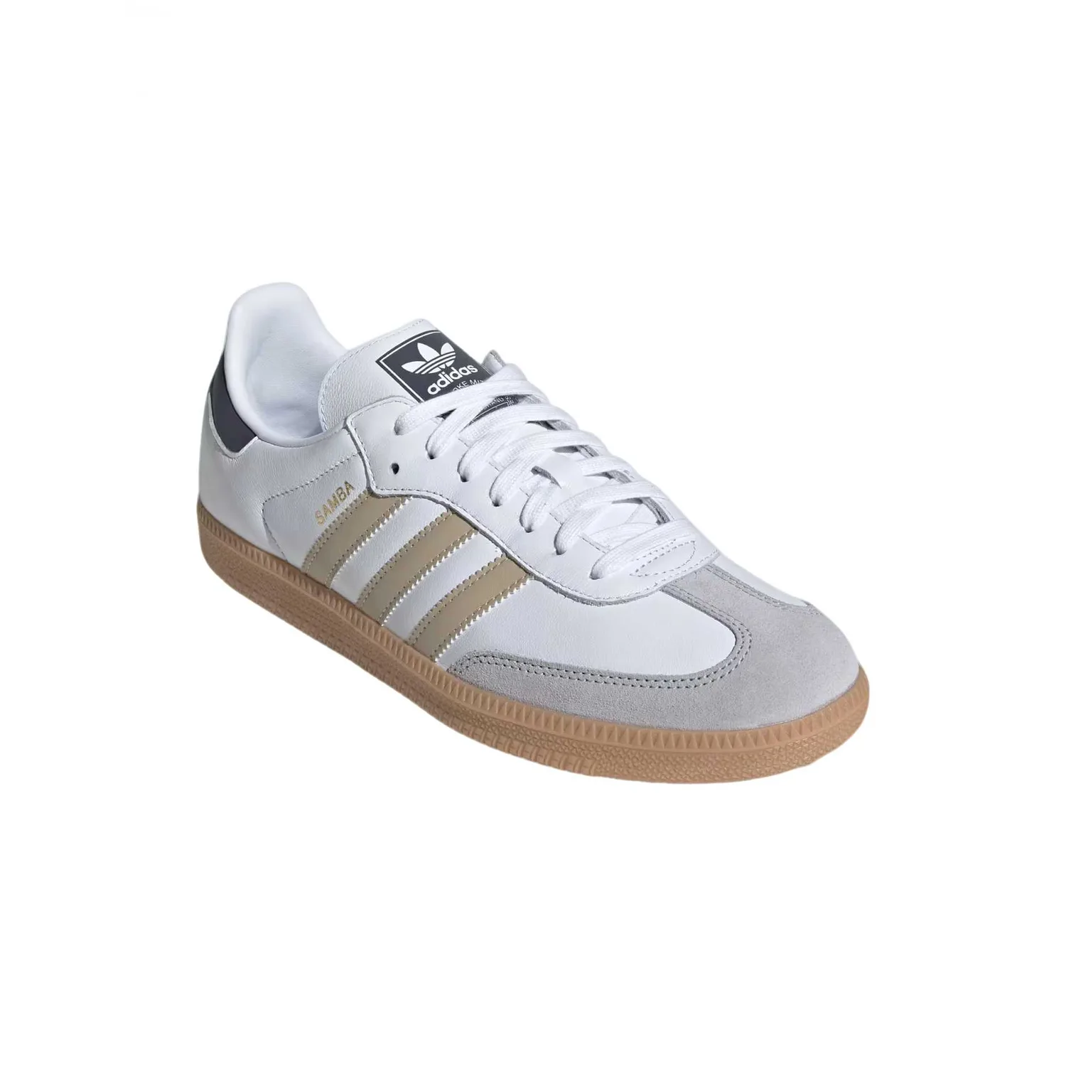 Кроссовки SAMBA OG Low top German Army Adidas Originals, Cloud White/Stone Khaki/Glue Color — фото 4