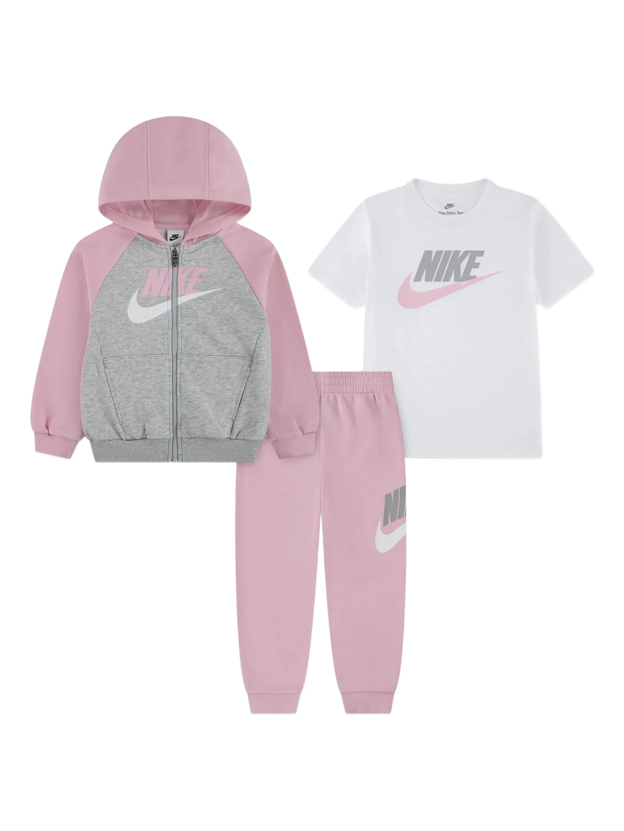 

Спортивный костюм с логотипом Nike Kids, розовый