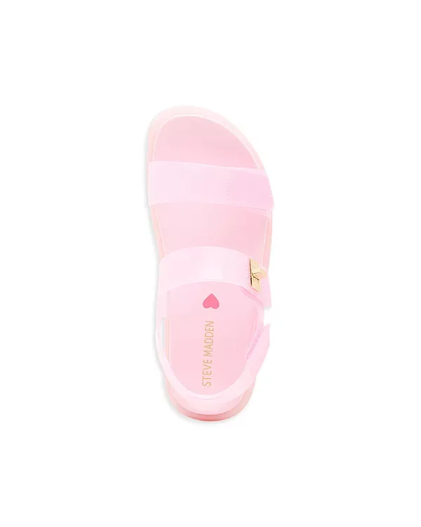 Сандалии Mona из резины - для маленьких и больших детей Steve Madden, Pink — фото 3