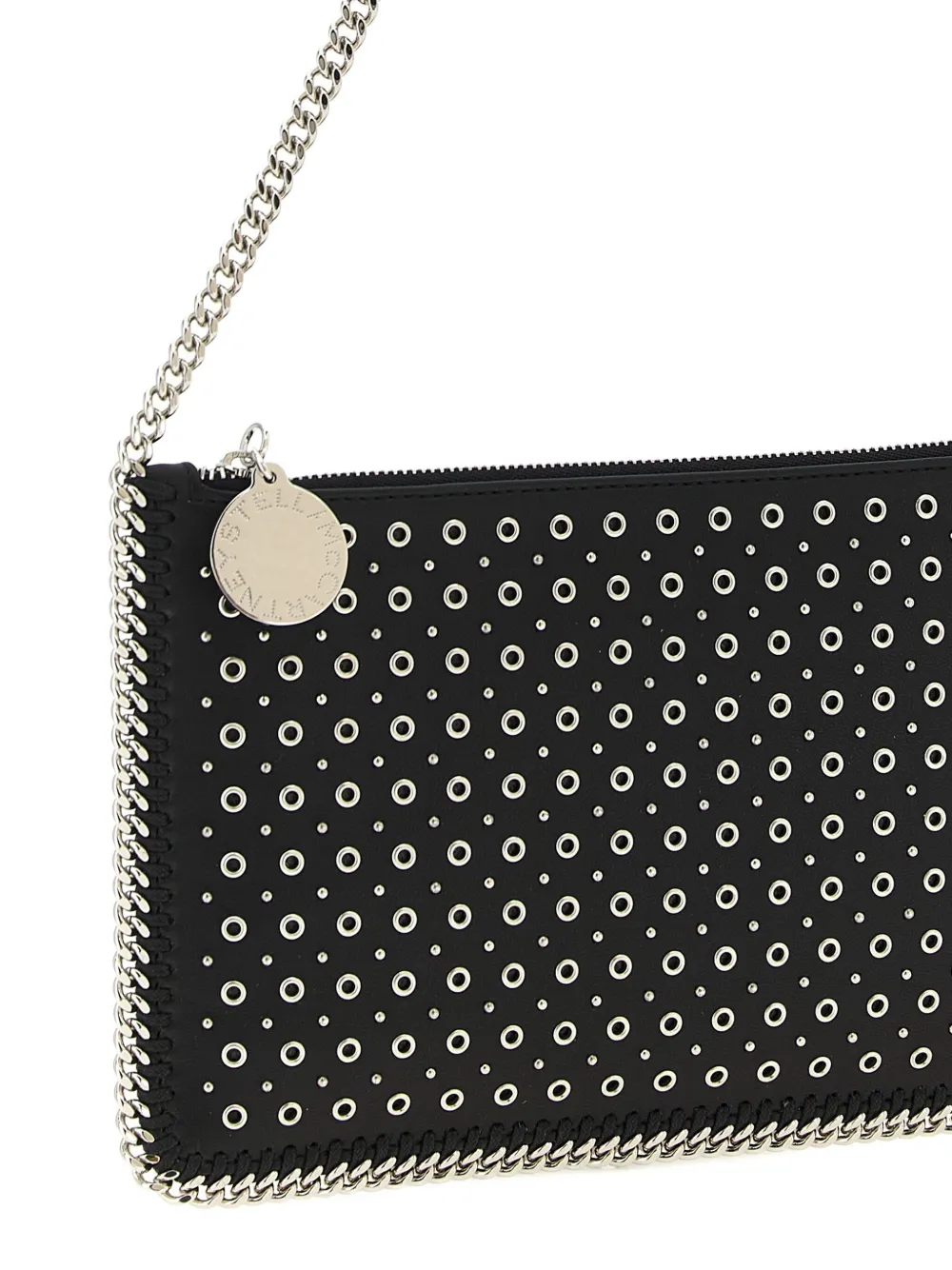Сумка на плечо Falabella с заклепками STELLA MCCARTNEY, черный — фото 4