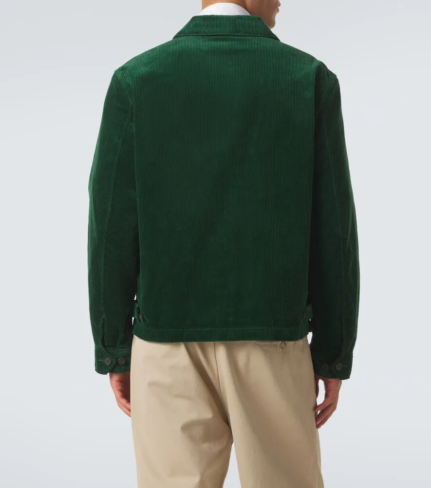 Хлопковая вельветовая куртка Polo Ralph Lauren, зеленый — фото 4