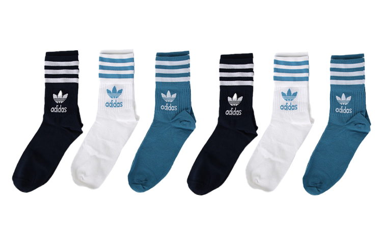 Унисекс баскетбольный носок Adidas Originals, 3 pack — фото 3