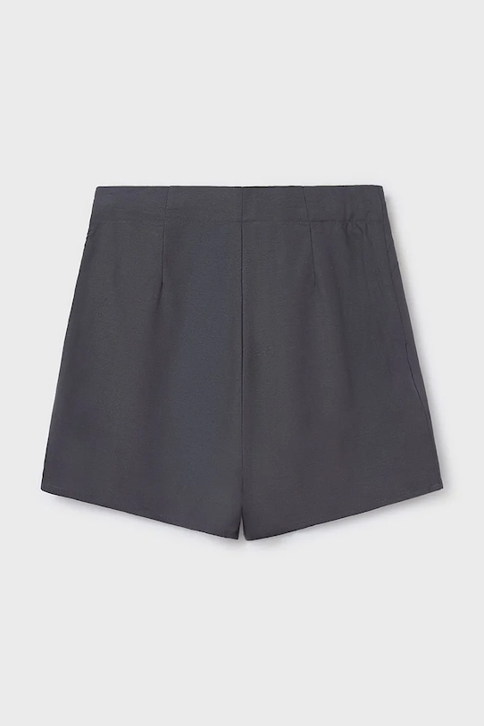 Детские шорты с добавлением льна Mayoral, серый — фото 2
