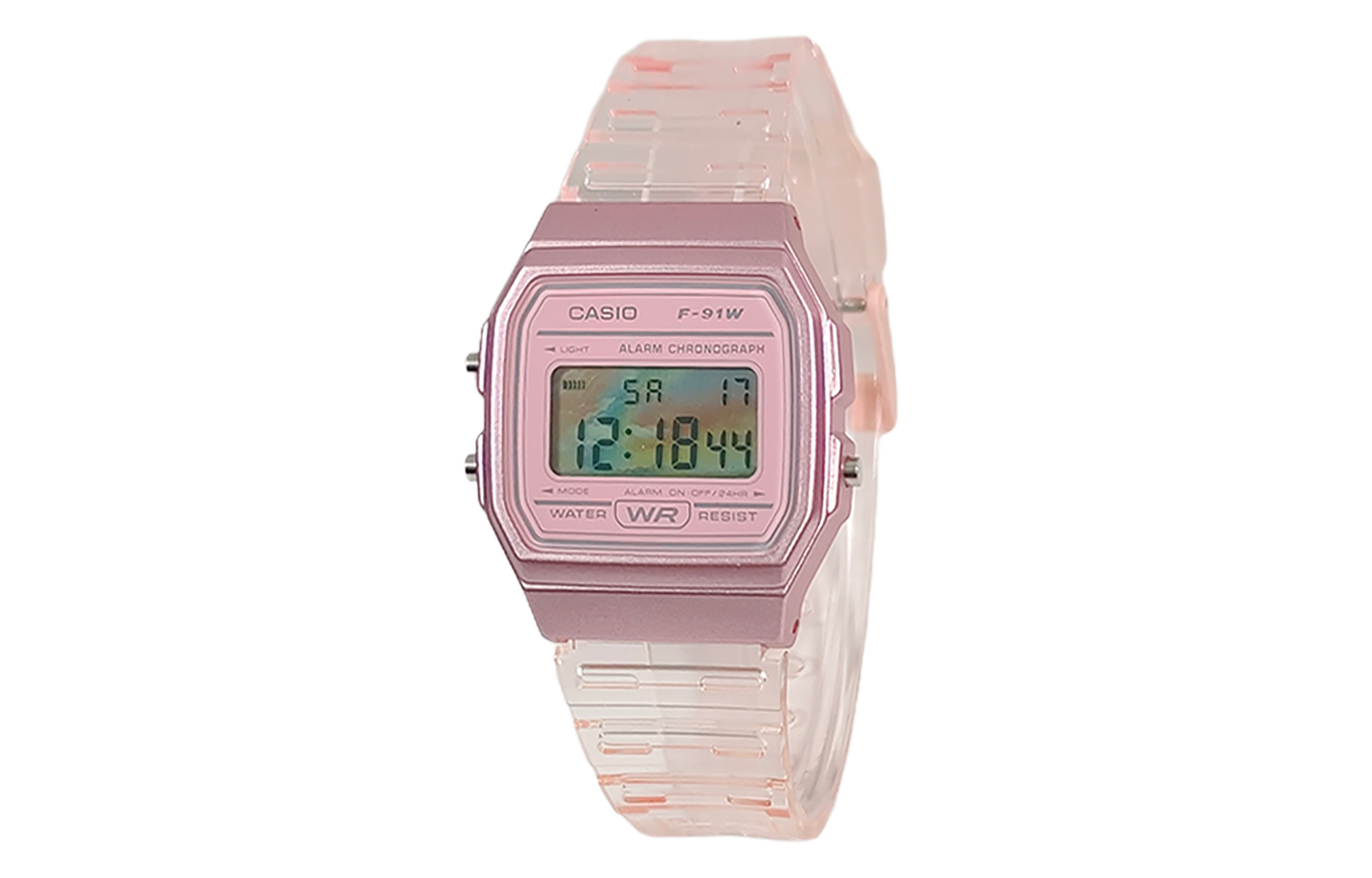 

CASIO Часы Retrofit Series Quartz Movement Resin Strap Watch Unisex Pink Watch Dial