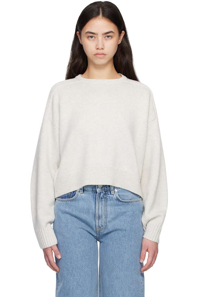 

Loulou De Saison Серый укороченный свитер Bruzzi LDS