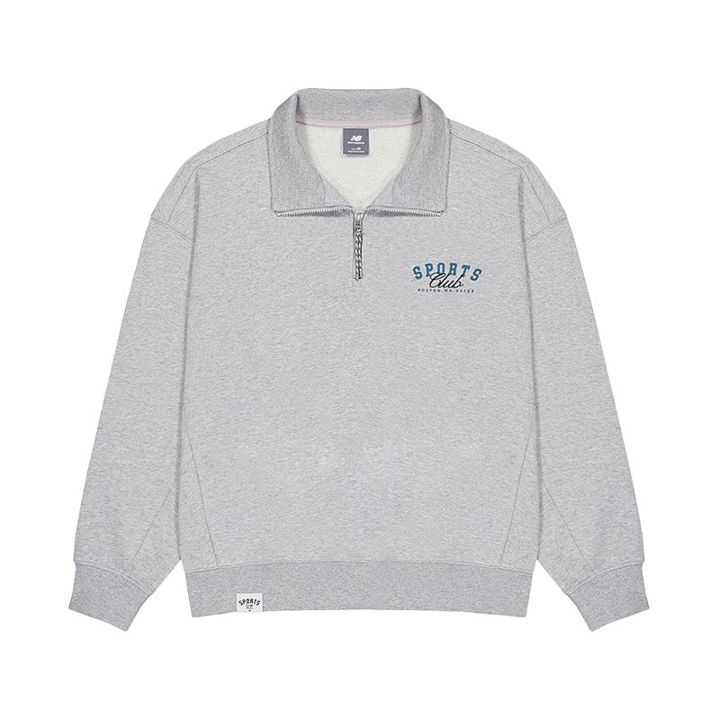 

Толстовка FW25 мужская New Balance, светло серый