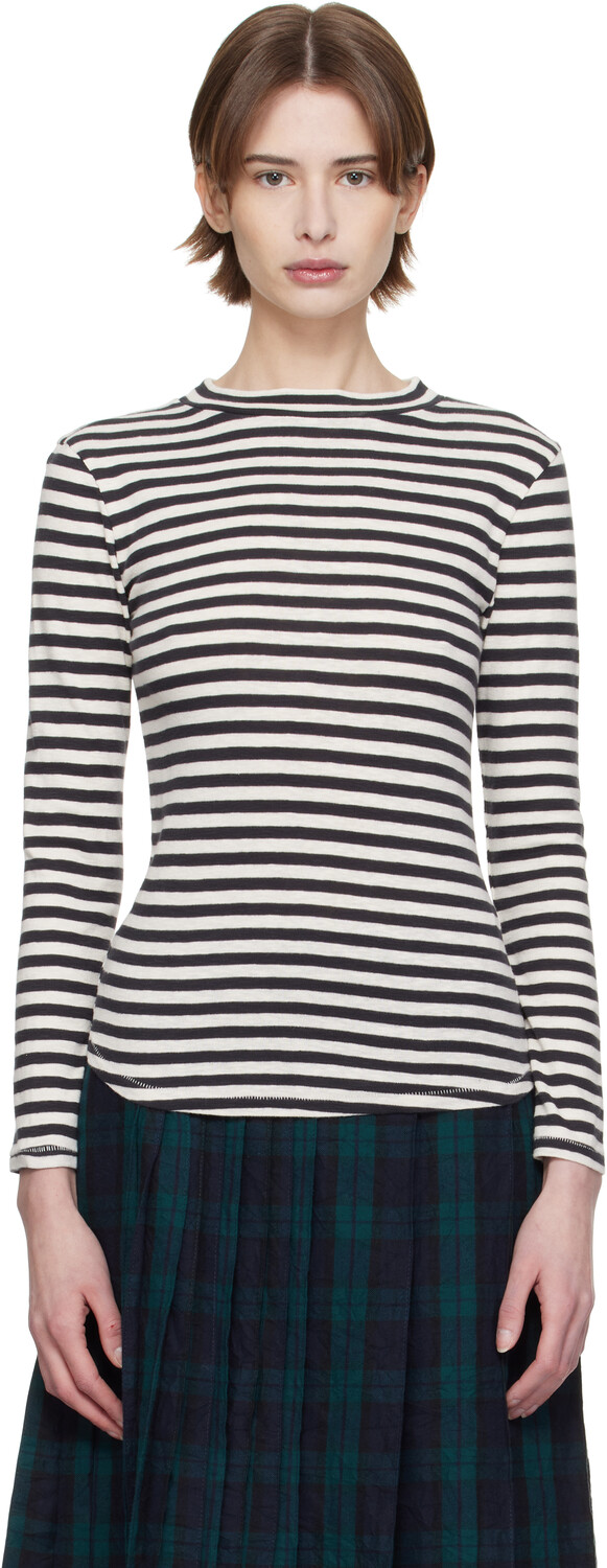 

Футболка YC Black & White High Rain Stripe YMC