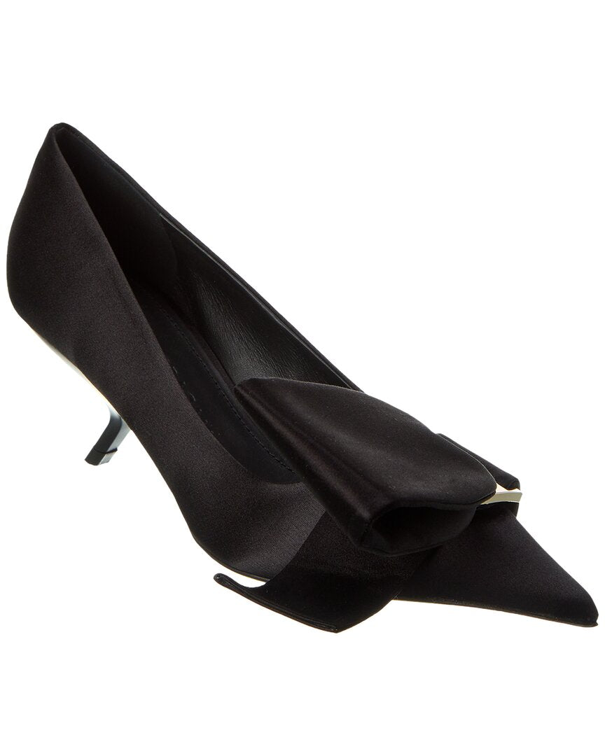 Атласные туфли Ferragamo Erica Salvatore Ferragamo, черный