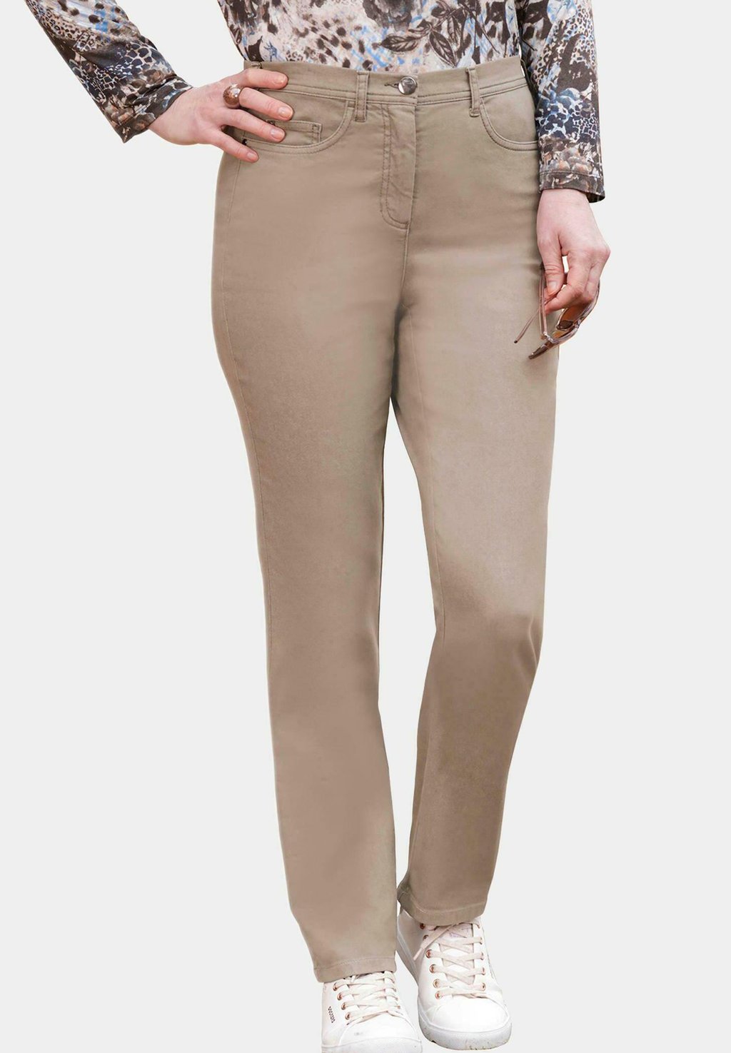 

Джинсы облегающего кроя HIGH-STRETCH-BEQUEME GOLDNER, серо-коричневый