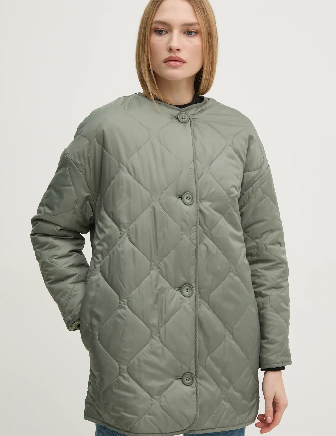 

Двусторонняя куртка United Colors of Benetton, зеленый