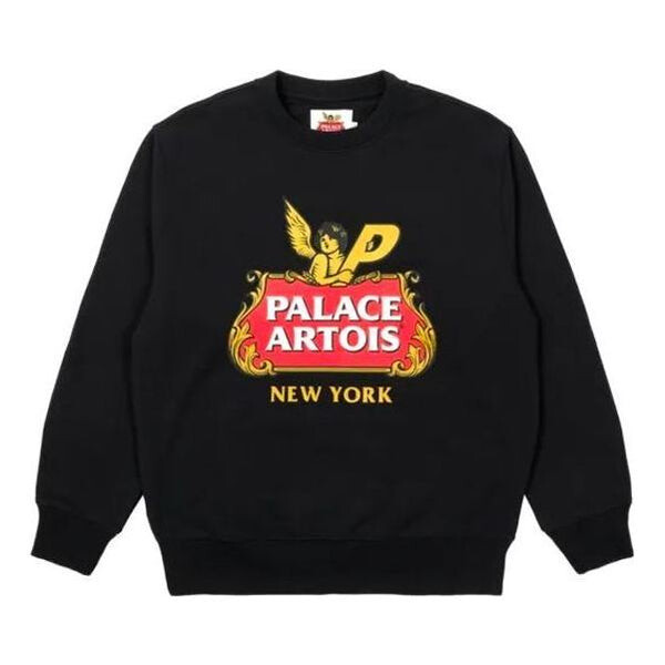

Свитер x stella artois fw21 logo sweater 'black' Palace, черный