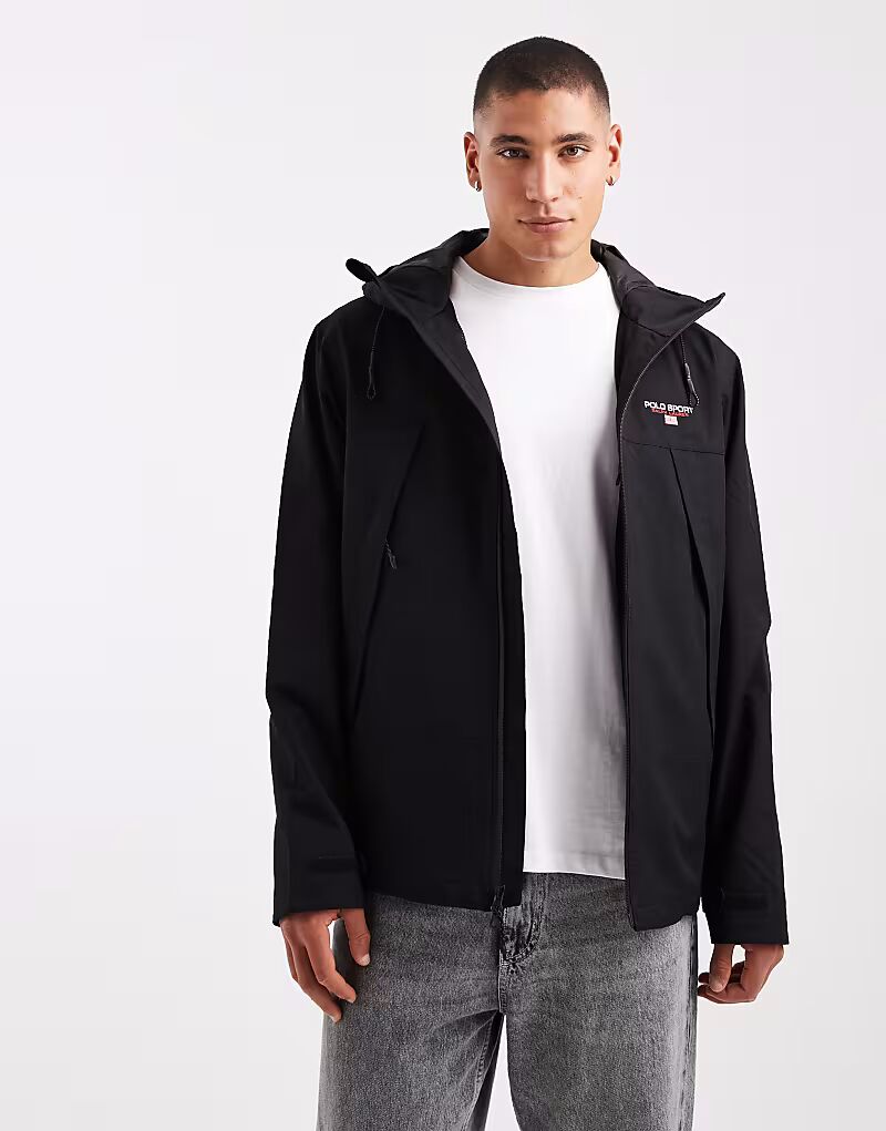 

Утепленная куртка-бомбер с капюшоном и логотипом Sport capsule Eastview черного цвета Polo Ralph Lauren