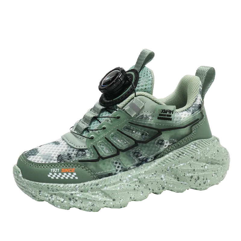 Кроссовки для бега дышащие низкие Binary Black/Green