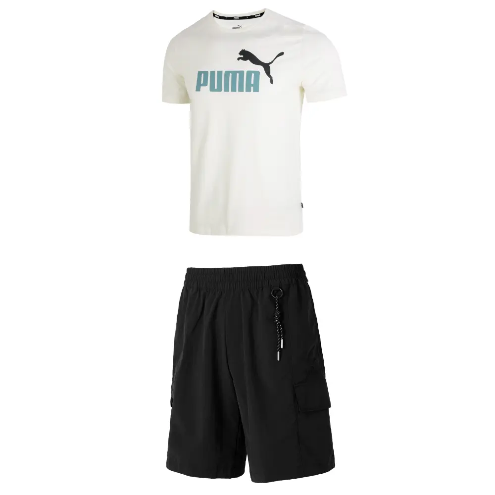 

Повседневная спортивная одежда для мужчин белого и черного цвета Puma, черный