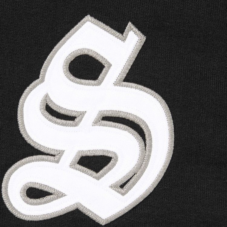 Толстовка Supreme League Champs Zip Up Hooded Sweatshirt, Black — фото 3