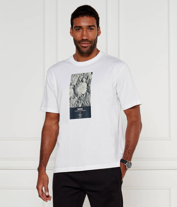 

Футболка Boss Orange Astronaut Relaxed Fit, белый