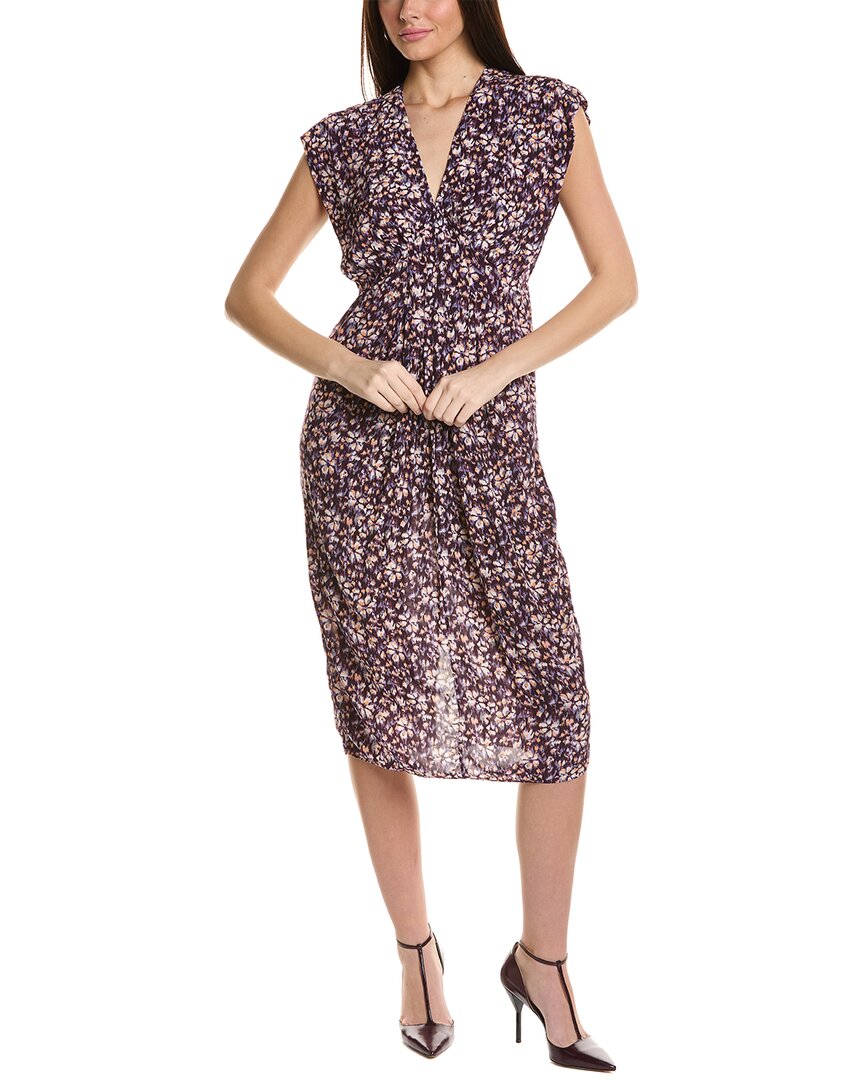 

Платье миди Isabel Marant Etoile Epolia, фиолетовый