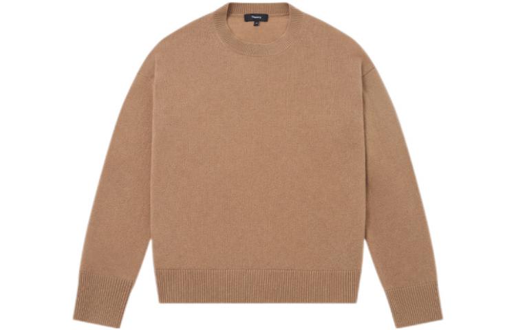 

Кашемировый свитер женский верблюжий THEORY