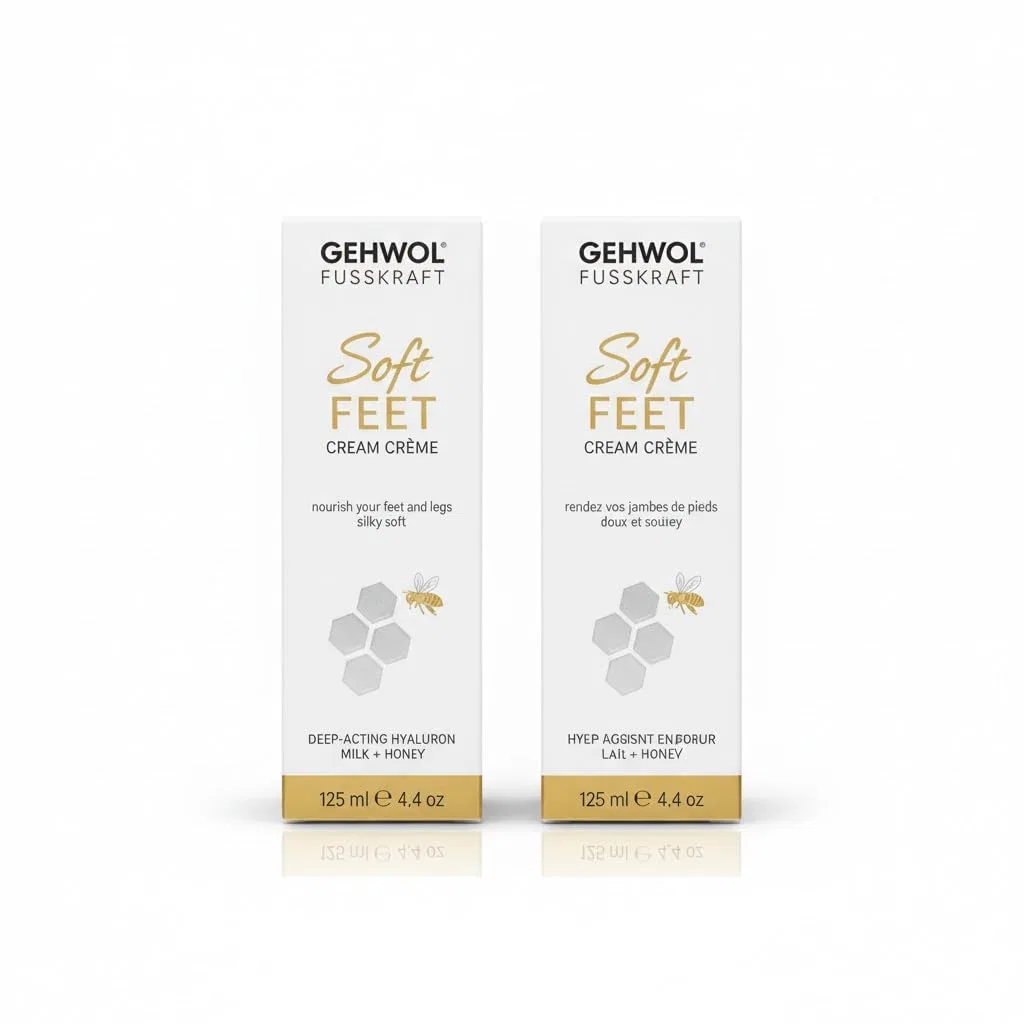 Крем для ног GEHWOL Fusskraft Soft Feet с гиалуроновой кислотой, 2 x 125 мл Gehwol