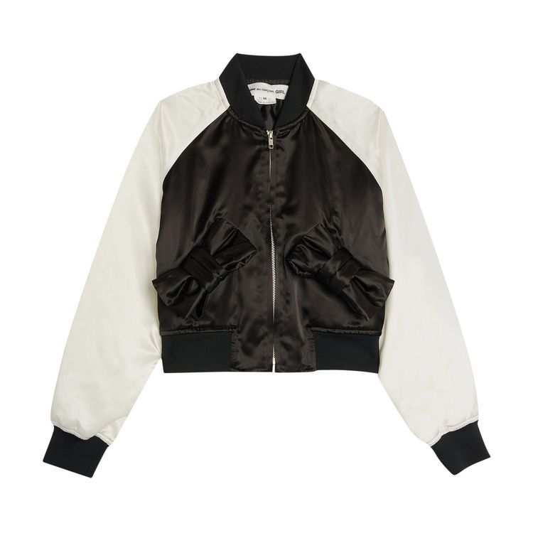 

Куртка Comme des Garçons Girl Bow Bomber Jacket Black/White, черный