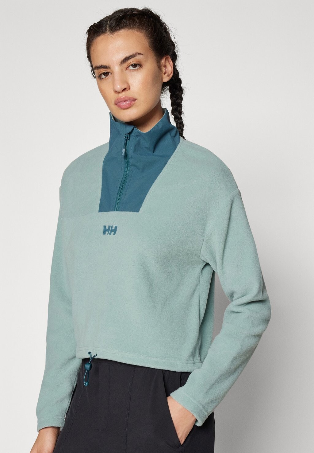 

Флисовый джемпер DAYBREAKER CROPPED FLEECE Helly Hansen, мята