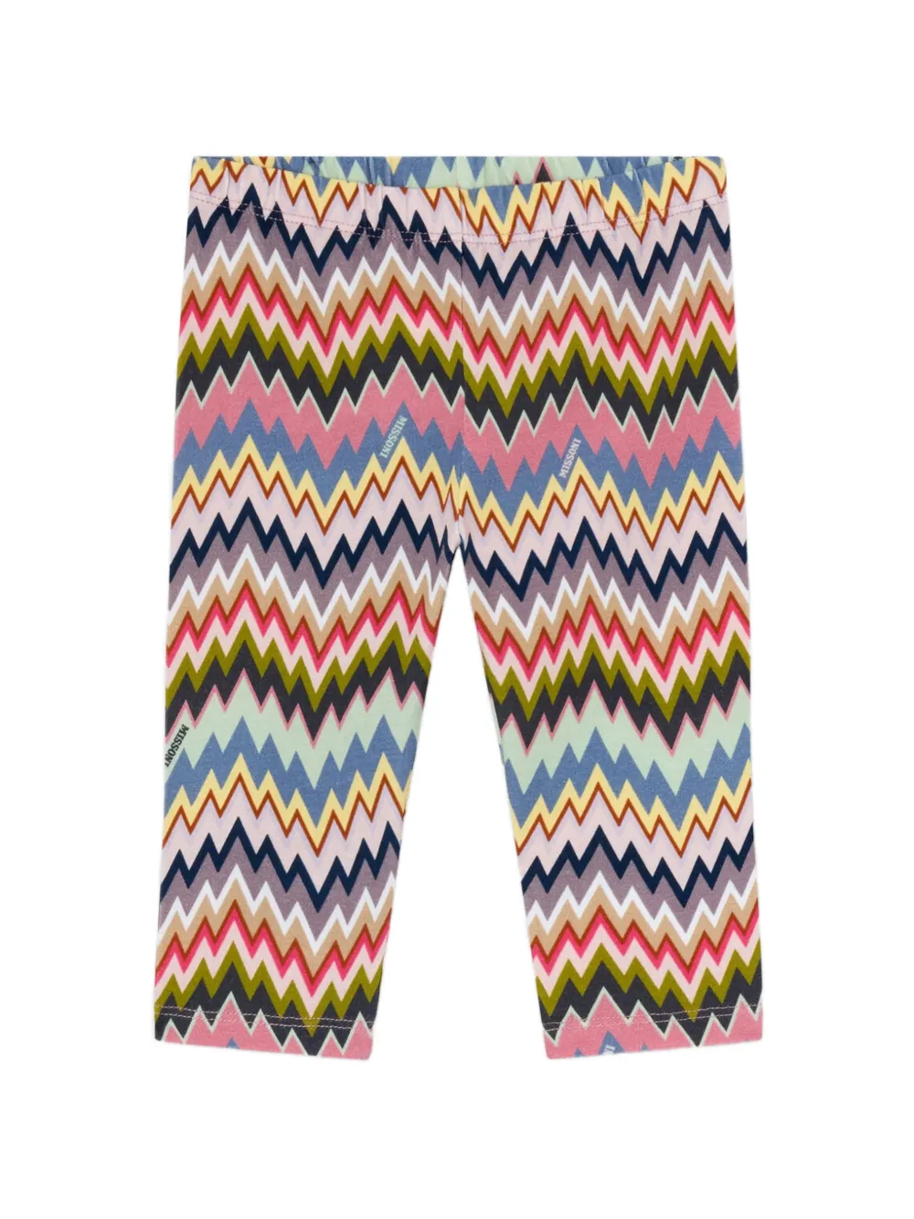 

Леггинсы с зигзагообразным узором Missoni Kids, розовый