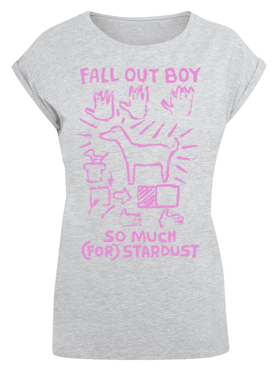 

Рубашка F4NT4STIC Fall Out Boy Pink Dog So Much Stardust, пятнистый серый